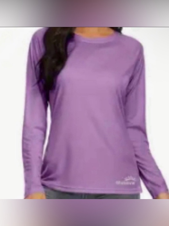 Tops - Women's UPF 50+ Long Sleeve Performance Shirt- Lavender